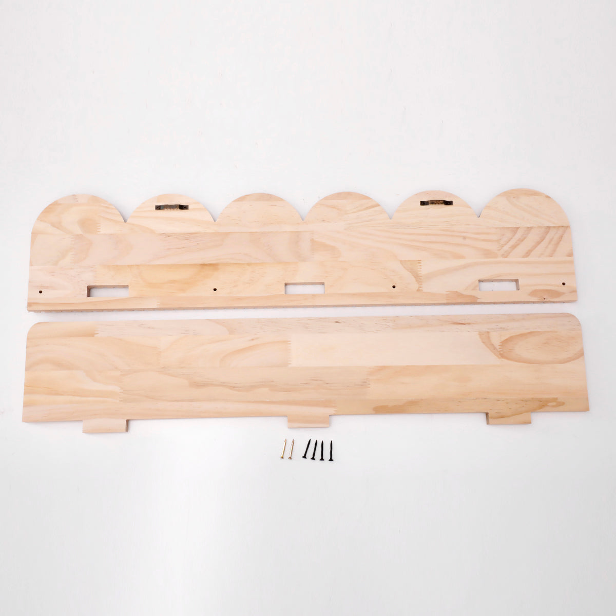 Spiral Multi-Tiered Wood Wall Planter Shelf - Handmade Solid Wood Floating Decor
